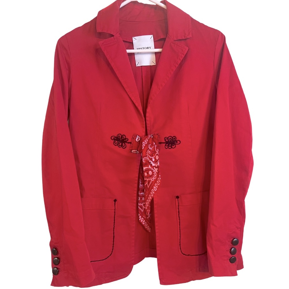 HISTORY REPEATS Women’s  Red Blazer Size 38